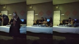 Bokep Gangbang Tante Jilbab Ajak Ngentott